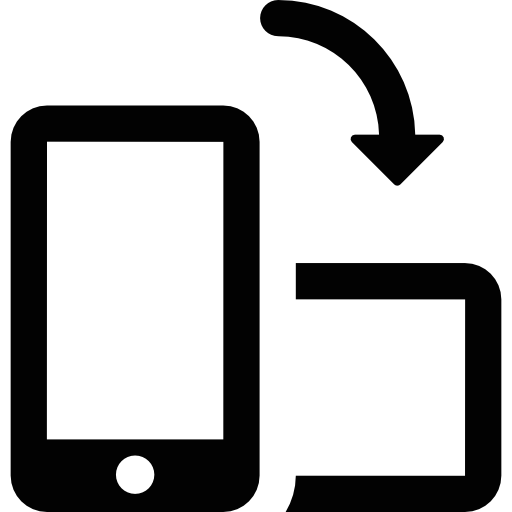 Icon rotate smartphone
